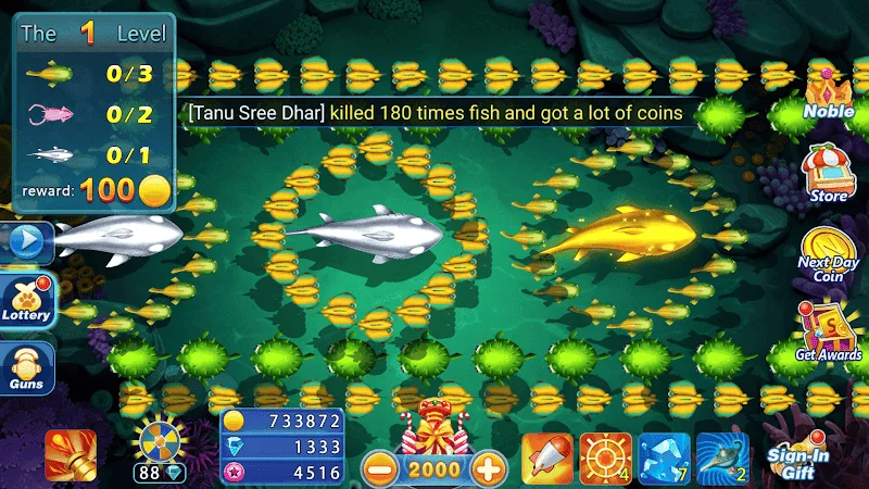 Apresentando informações sobre o jogo de tiro ao peixe Fishing Clash.